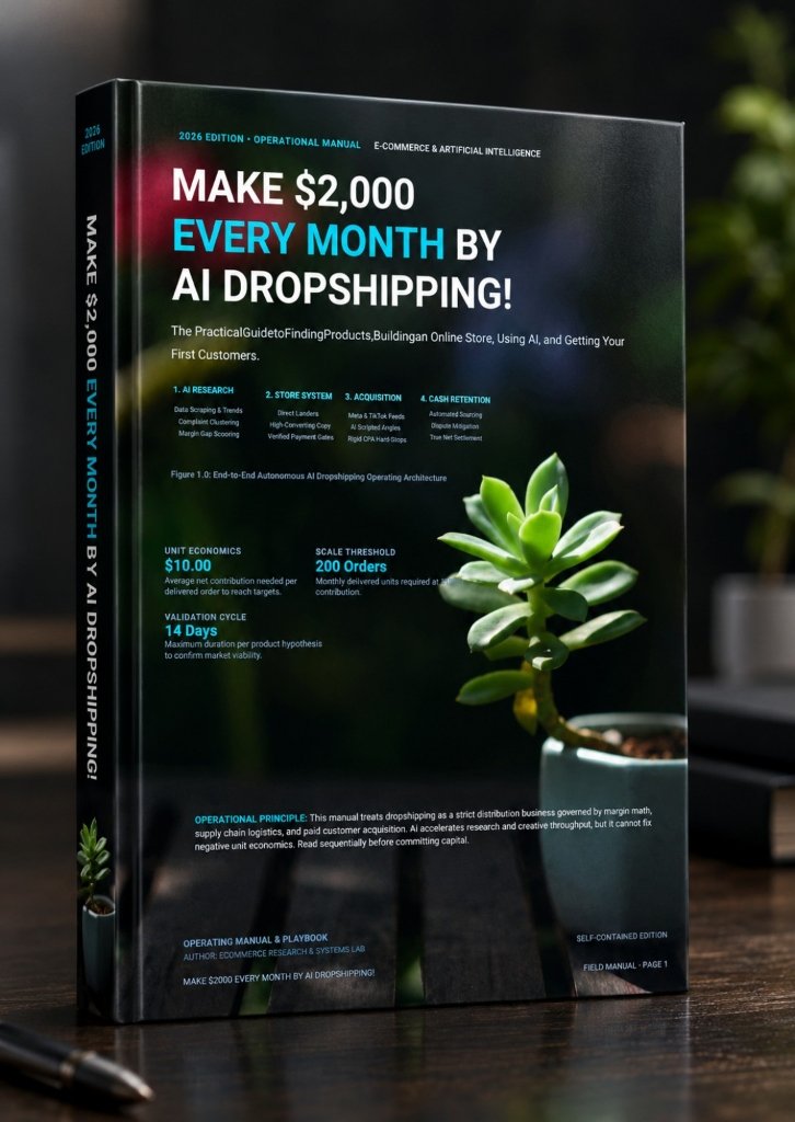 AI Dropshipping Manual 3D